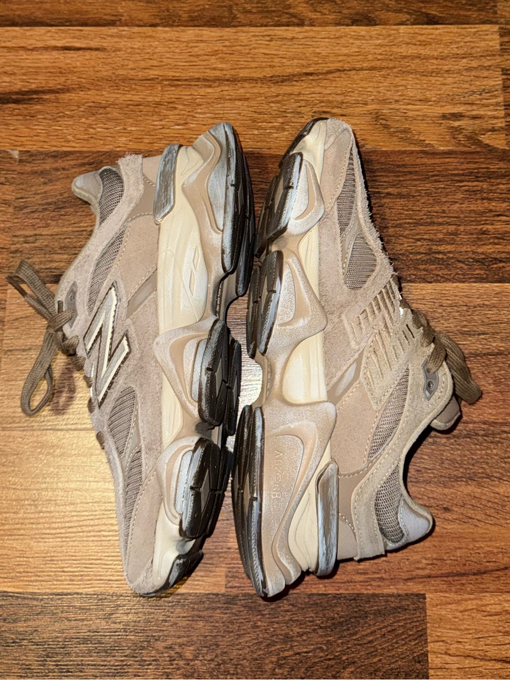 New Balance Women's Sneakers - Taupe and Light Gray